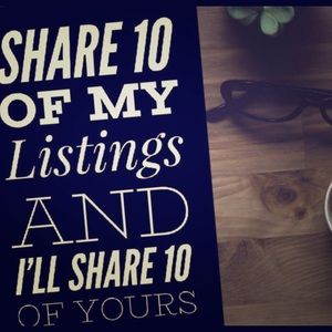 Share my listings & I will share yours